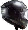 ΚΡΑΝΟΣ ΜΗΧΑΝΗΣ LS2 Thunder FF805 Racing FIM  SOLID CARBON ΜΑΥΡΟ