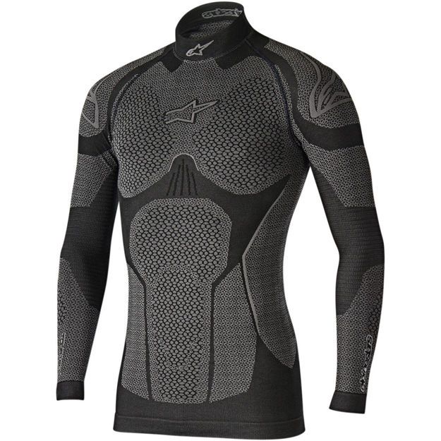 ΙΣΟΘΕΡΜΙΚΗ ΜΠΛΟΥΖΑ ALPINESTARS RIDE TECH WINTER ΜΑΥΡΟ ΓΚΡΙ
