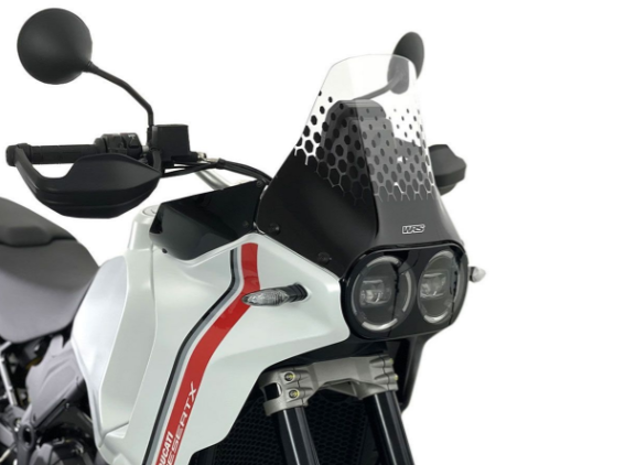 ΖΕΛΑΤΙΝΑ ΜΟΤΟΣΥΚΛΕΤΑΣ WRS ENDURO DUCATI DESERT X 950 ABS ΔΙΑΦΑΝΗ
