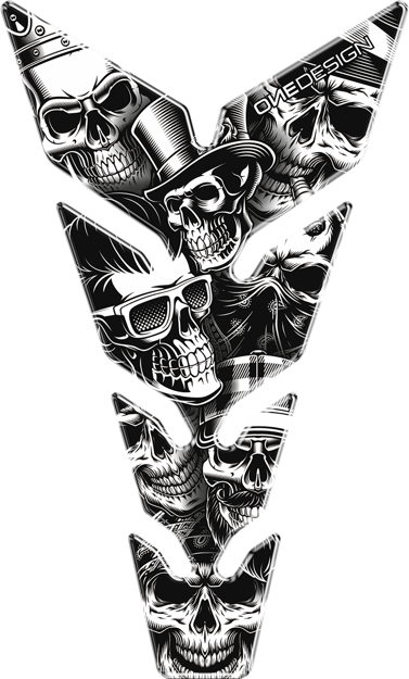 ΑΥΤΟΚΟΛΛΗΤΟ ΡΕΖΕΡΒΟΥΑΡ ONEDESING MAX SKULLS1