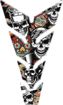 ΑΥΤΟΚΟΛΛΗΤΟ ΡΕΖΕΡΒΟΥΑΡ ONEDESING MAX SKULLS2