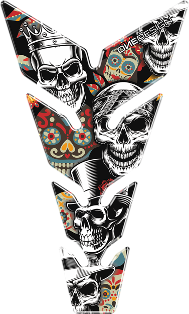 ΑΥΤΟΚΟΛΛΗΤΟ ΡΕΖΕΡΒΟΥΑΡ ONEDESING MAX SKULLS2