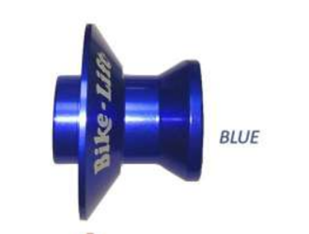 BIKE LIFT ALUMINUM BOBBINS SUZUKI-HONDA-DUCATI BLUE M8