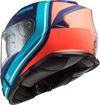 ΚΡΑΝΟΣ ΜΗΧΑΝΗΣ LS2 FF800 Storm SLANT ΜΠΛΕ ΠΟΡΤΟΚΑΛΙ