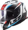 ΚΡΑΝΟΣ ΜΗΧΑΝΗΣ LS2 FF800 STORM RACER ΛΕΥΚΟ ΜΠΛΕ ΚΟΚΚΙΝΟ