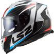 ΚΡΑΝΟΣ ΜΗΧΑΝΗΣ LS2 FF800 STORM RACER ΛΕΥΚΟ ΜΠΛΕ ΚΟΚΚΙΝΟ