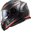 ΚΡΑΝΟΣ ΜΗΧΑΝΗΣ LS2 FF800 STORM RACER ΜΑΥΡΟ ΜΑΤ ΠΟΡΤΟΚΑΛΙ