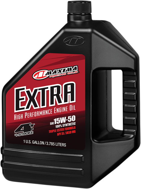 MAXIMA Maxum 4 Extra  SYN 15W-50 ΛΑΔΙ ΜΟΤΟΣΥΚΛΕΤΑΣ 3.785 ΛΙΤΡΑ