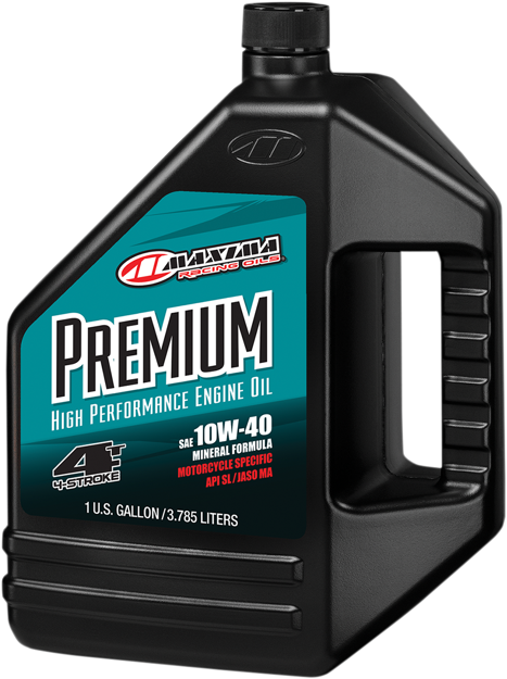 MAXIMA Maxum 4 Premium 10W-40 ΛΑΔΙ ΜΟΤΟΣΥΚΛΕΤΑΣ 3.785 ΛΙΤΡΑ