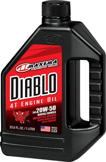 MAXIMA DIABLO 20W-50 ΛΑΔΙ ΜΟΤΟΣΥΚΛΕΤΑΣ 1 ΛΙΤΡΟ