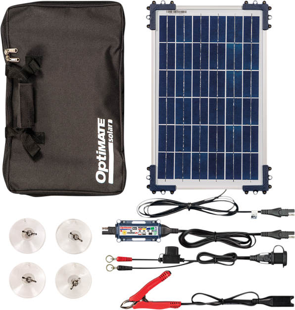 ΗΛΙΑΚΟ ΠΑΝΕΛ ΦΟΡΤΙΣΤΗΣ ΜΠΑΤΑΡΙΑΣ TECMATE OPTIMATE SOLAR DUO TRAVEL KIT 10W