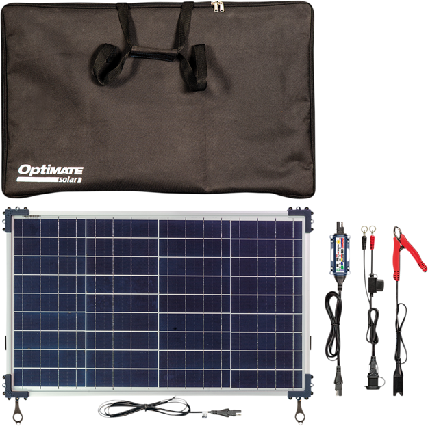 ΗΛΙΑΚΟ ΠΑΝΕΛ ΦΟΡΤΙΣΤΗΣ ΜΠΑΤΑΡΙΑΣ TECMATE OPTIMATE SOLAR DUO TRAVEL KIT 40W