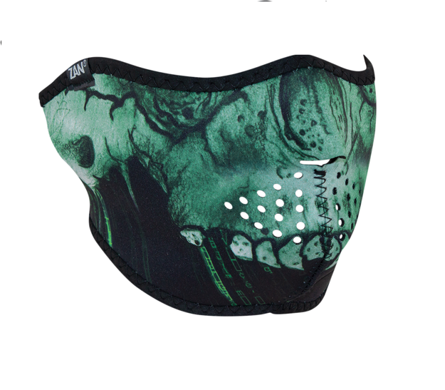 HALF FACE ΜΑΣΚΑ ZAN HEADGEAR CYBER SKULL Neoprene One Size