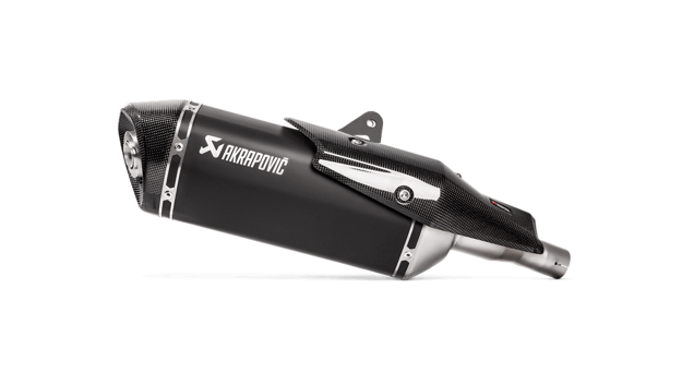 ΤΕΛΙΚΟ ΕΞΑΤΜΙΣΗΣ AKRAPOVIC ΤΕΛΙΚΟ SLIP ON TITANIUM ΜΑΥΡΟ X-ADV/FORZA