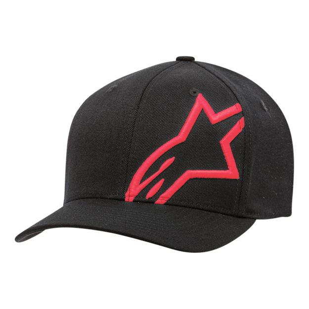 ΚΑΠΕΛΟ ALPINESTARS Corporate Curved Bill ΜΑΥΡΟ ΚΟΚΚΙΝΟ