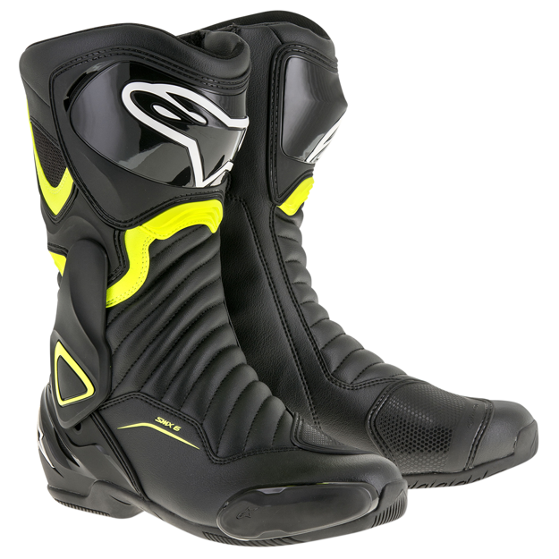 ΜΠΟΤΕΣ ΜΗΧΑΝΗΣ ΑΝΔΡΙΚΕΣ ALPINESTARS SMX-6 v2 Riding ΜΑΥΡΟ ΚΙΤΡΙΝΟ