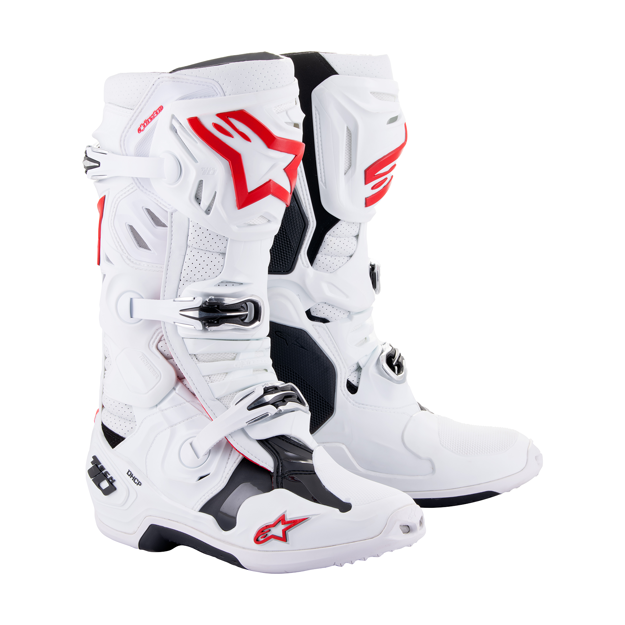 ΜΠΟΤΕΣ ΜΗΧΑΝΗΣ ΑΝΔΡΙΚΕΣ ALPINESTARS Tech 10 Supervented ΛΕΥΚΟ