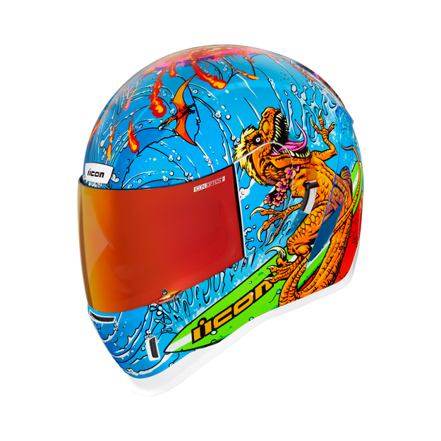 ΚΡΑΝΟΣ ICON Airform™ Dino Fury ΜΑΥΡΟ ΜΠΛΕ ΠΡΑΣΙΝΟ ΠΟΡΤΟΚΑΛΙ ΚΟΚΚΙΝΟ