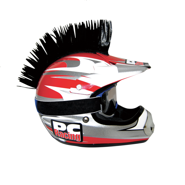ΔΙΑΚΟΣΜΗΤΙΚΟ ΚΡΑΝΟΥΣ PC RACING MOHAWK ΜΑΥΡΟ