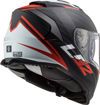 ΚΡΑΝΟΣ ΜΗΧΑΝΗΣ LS2 FF800 Storm NERVE ΜΑΥΡΟ ΜΑΤ ΚΟΚΚΙΝΟ
