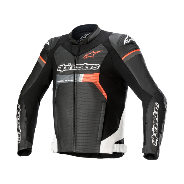 ΜΠΟΥΦΑΝ ΜΗΧΑΝΗΣ ΑΝΔΡΙΚΟ ΔΕΡΜΑΤΙΝΟ ALPINESTARS GP Force Airflow ΜΑΥΡΟ ΠΟΡΤΟΚΑΛΙ