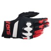 ΓΑΝΤΙΑ ΜΗΧΑΝΗΣ ΔΕΡΜΑΤΙΝΑ ALPINESTARS Halo ΜΑΥΡΟ ΛΕΥΚΟ ΚΟΚΚΙΝΟ