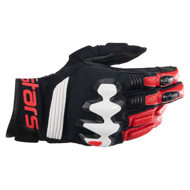 ΓΑΝΤΙΑ ΜΗΧΑΝΗΣ ΔΕΡΜΑΤΙΝΑ ALPINESTARS Halo ΜΑΥΡΟ ΛΕΥΚΟ ΚΟΚΚΙΝΟ