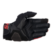 ΓΑΝΤΙΑ ΜΗΧΑΝΗΣ ΔΕΡΜΑΤΙΝΑ ALPINESTARS Halo ΜΑΥΡΟ ΛΕΥΚΟ ΚΟΚΚΙΝΟ