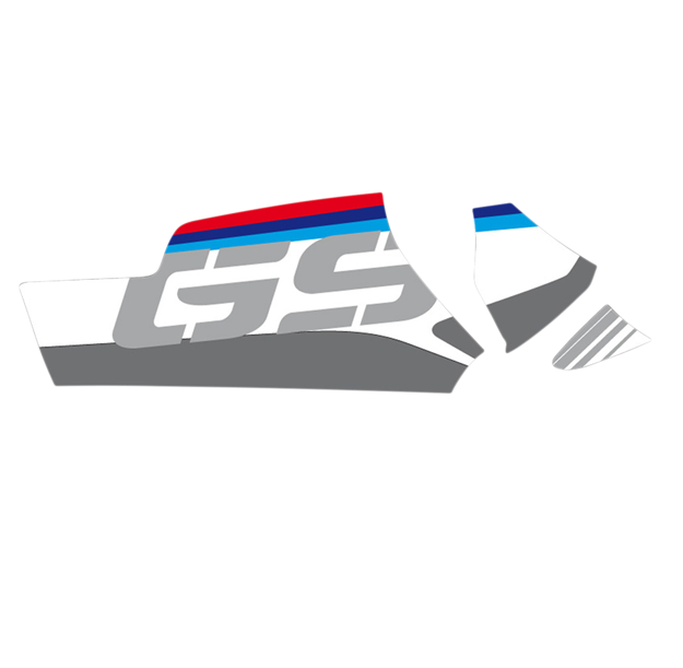 ΑΥΤΟΚΟΛΛΗΤΑ ΠΡΟΣΤΑΤΕΥΤΙΚΑ ΨΑΛΙΔΙΟΥ ΣΕΤ UNIRACING BMW R 1200 1250 GS / ADVENTURE  LC ΛΕΥΚΟ