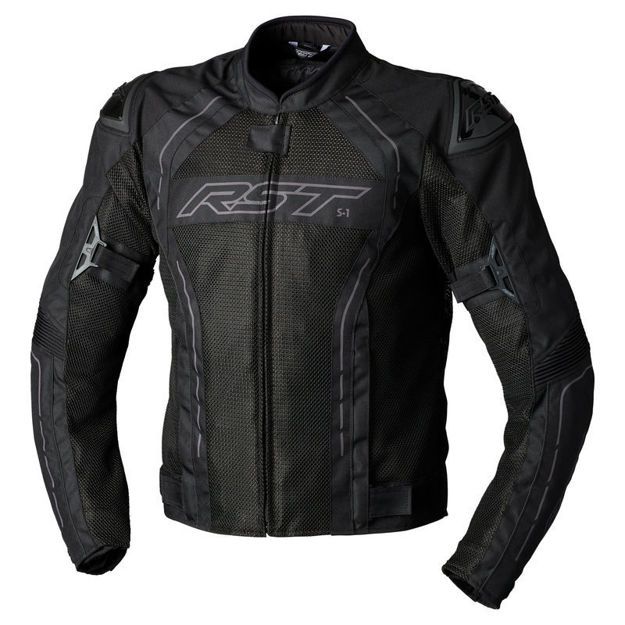ΜΠΟΥΦΑΝ ΜΗΧΑΝΗΣ RST textile Jacket S1 mesh ΜΑΥΡΟ