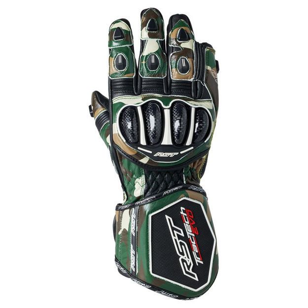 ΓΑΝΤΙΑ ΜΗΧΑΝΗΣ ΑΝΔΡΙΚΑ ΔΕΡΜΑΤΙΝΑ RST Tractech Evo 4 CAMO ΧΑΚΙ