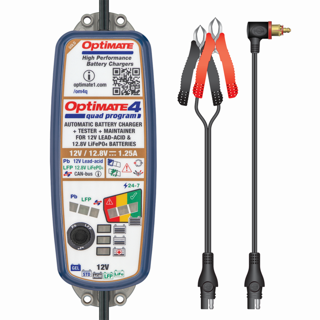 ΦΟΡΤΙΣΤΗΣ ΜΠΑΤΑΡΙΑΣ OPTIMATE 4 QUAD PROGRAM PREMIUM EDITION