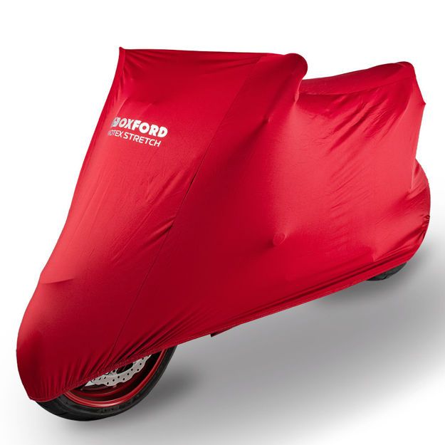 ΚΟΥΚΟΥΛΑ ΜΟΤΟΣΥΚΛΕΤΑΣ OXFORD PROTEX STRETCH Indoor CV1 ΚΟΚΚΙΝΗ XL