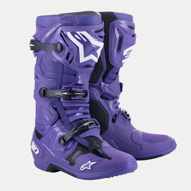 ΜΠΟΤΕΣ ΜΗΧΑΝΗΣ ΑΝΔΡΙΚΕΣ ALPINESTARS Tech 10 ΜΩΒ ΜΑΥΡΟ