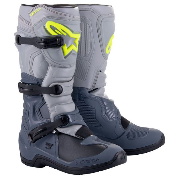 ΜΠΟΤΕΣ ΜΗΧΑΝΗΣ ΑΝΔΡΙΚΕΣ ALPINESTARS Tech 3 ΓΚΡΙ
