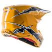 ΚΡΑΝΟΣ ALPINESTARS OFF-ROAD Supertech M10 AMP CARBON ΚΙΤΡΙΝΟ ΜΑΥΡΟ