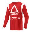 ΜΠΛΟΥΖΑ ΜΕ ΜΑΚΡΥ ΜΑΝΙΚΙ ALPINESTARS Techdura Jersey ΚΟΚΚΙΝΟ ΛΕΥΚΟ
