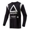 ΜΠΛΟΥΖΑ ΜΕ ΜΑΚΡΥ ΜΑΝΙΚΙ ALPINESTARS Techdura Jersey ΜΑΥΡΟ ΛΕΥΚΟ