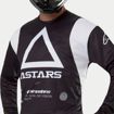 ΜΠΛΟΥΖΑ ΜΕ ΜΑΚΡΥ ΜΑΝΙΚΙ ALPINESTARS Techdura Jersey ΜΑΥΡΟ ΛΕΥΚΟ