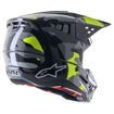 ΚΡΑΝΟΣ ALPINESTARS OFF-ROAD Supertech M5 Rover MX ΜΑΥΡΟ ΓΚΡΙ ΚΙΤΡΙΝΟ