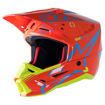 ΚΡΑΝΟΣ ALPINESTARS OFF-ROAD Supertech M5 ACT2 ΠΟΡΤΟΚΑΛΙ ΚΙΤΡΙΝΟ ΜΠΛΕ