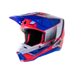 ΚΡΑΝΟΣ ALPINESTARS OFF-ROAD Supertech M5 SAIL ΜΠΛΕ ΦΟΥΞΙΑ