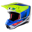 ΚΡΑΝΟΣ ALPINESTARS OFF-ROAD Supertech M5 SAIL ΜΠΛΕ ΚΙΤΡΙΝΟ