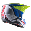 ΚΡΑΝΟΣ ALPINESTARS OFF-ROAD Supertech M5 SAIL ΜΠΛΕ ΚΙΤΡΙΝΟ