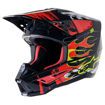 ΚΡΑΝΟΣ ALPINESTARS OFF-ROAD Supertech M5 RASH ΓΚΡΙ ΚΟΚΚΙΝΟ