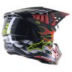 ΚΡΑΝΟΣ ALPINESTARS OFF-ROAD Supertech M5 RASH ΓΚΡΙ ΚΟΚΚΙΝΟ