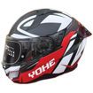 ΚΡΑΝΟΣ YOHE 910 SV FULL FACE ΜΑΥΡΟ ΚΟΚΚΙΝΟ