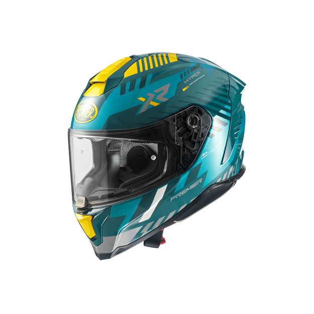 PREMIER  HYPER XR 21 ΚΡΑΝΟΣ ΜΗΧΑΝΗΣ ΚΙΤΡΙΝΟ ΜΠΛΕ GLOSS