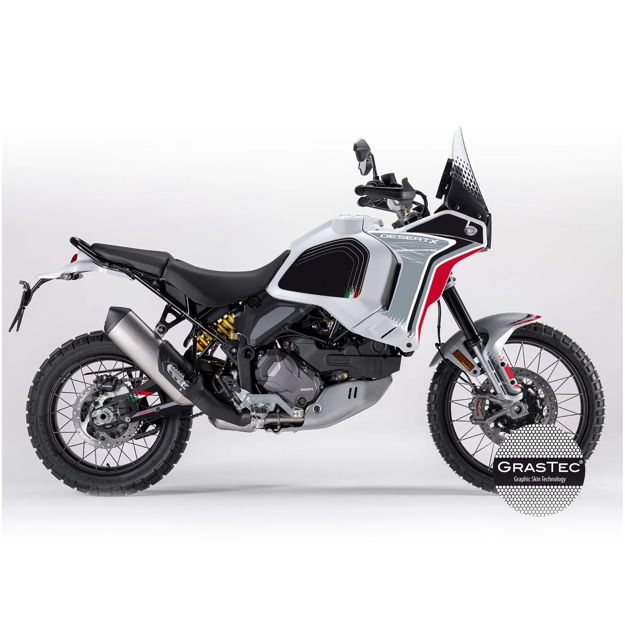 ΑΥΤΟΚΟΛΛΗΤΑ ΣΕΤ UNIRACING DUCATI DESERT X WHITE