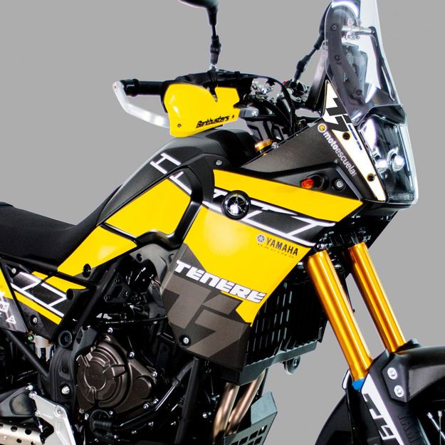 ΑΥΤΟΚΟΛΛΗΤΑ ΣΕΤ UNIRACING Yamaha TENERE 700 60TH ΚΙΤΡΙΝΟ ΜΑΥΡΟ